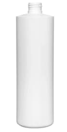 White HDPE Cylinder Bottle