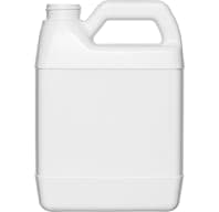 White HDPE F-Style Bottle